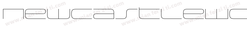 NewcastleW00 字体转换